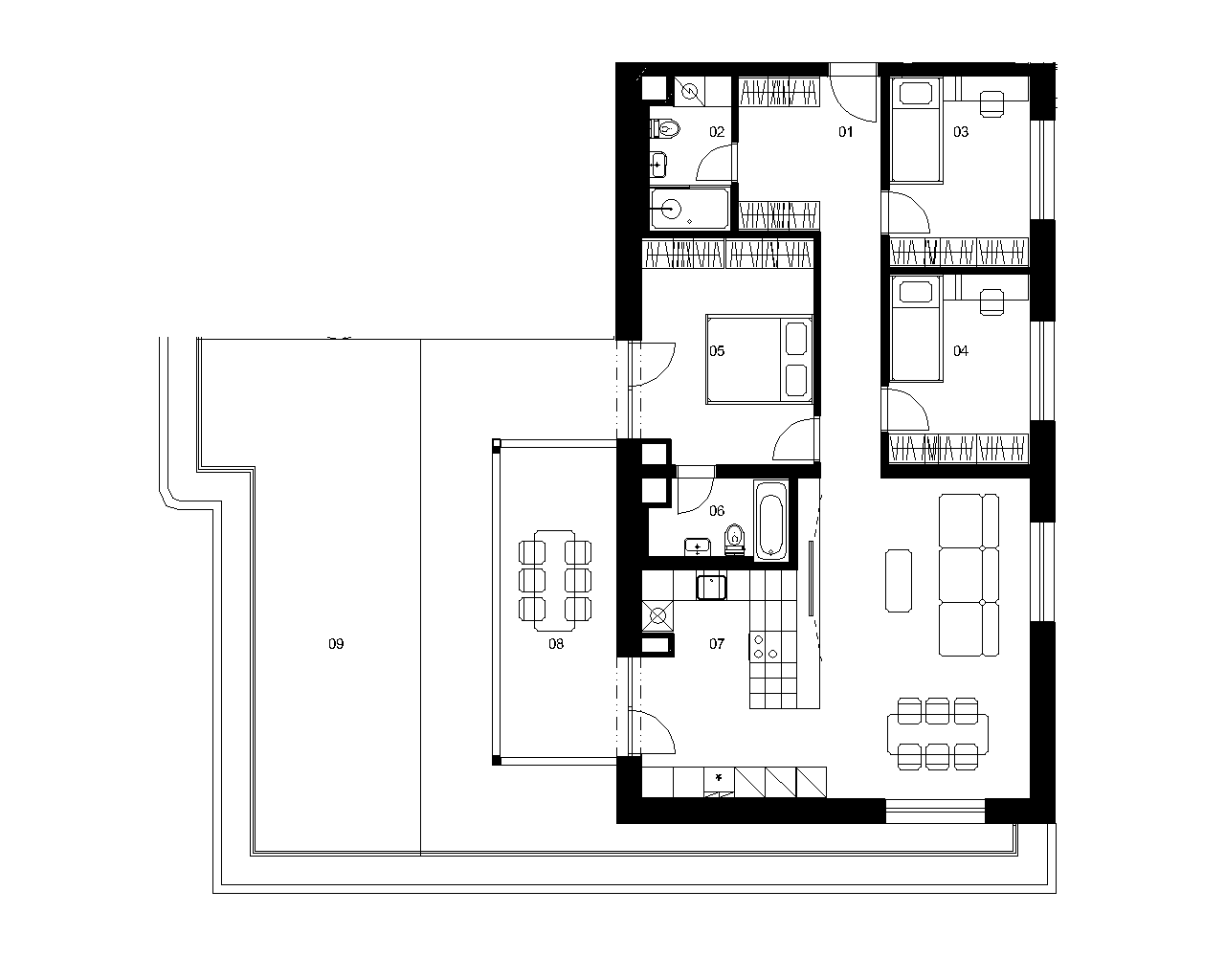 A5B - 4 izbový byt - Nové Mlynarce