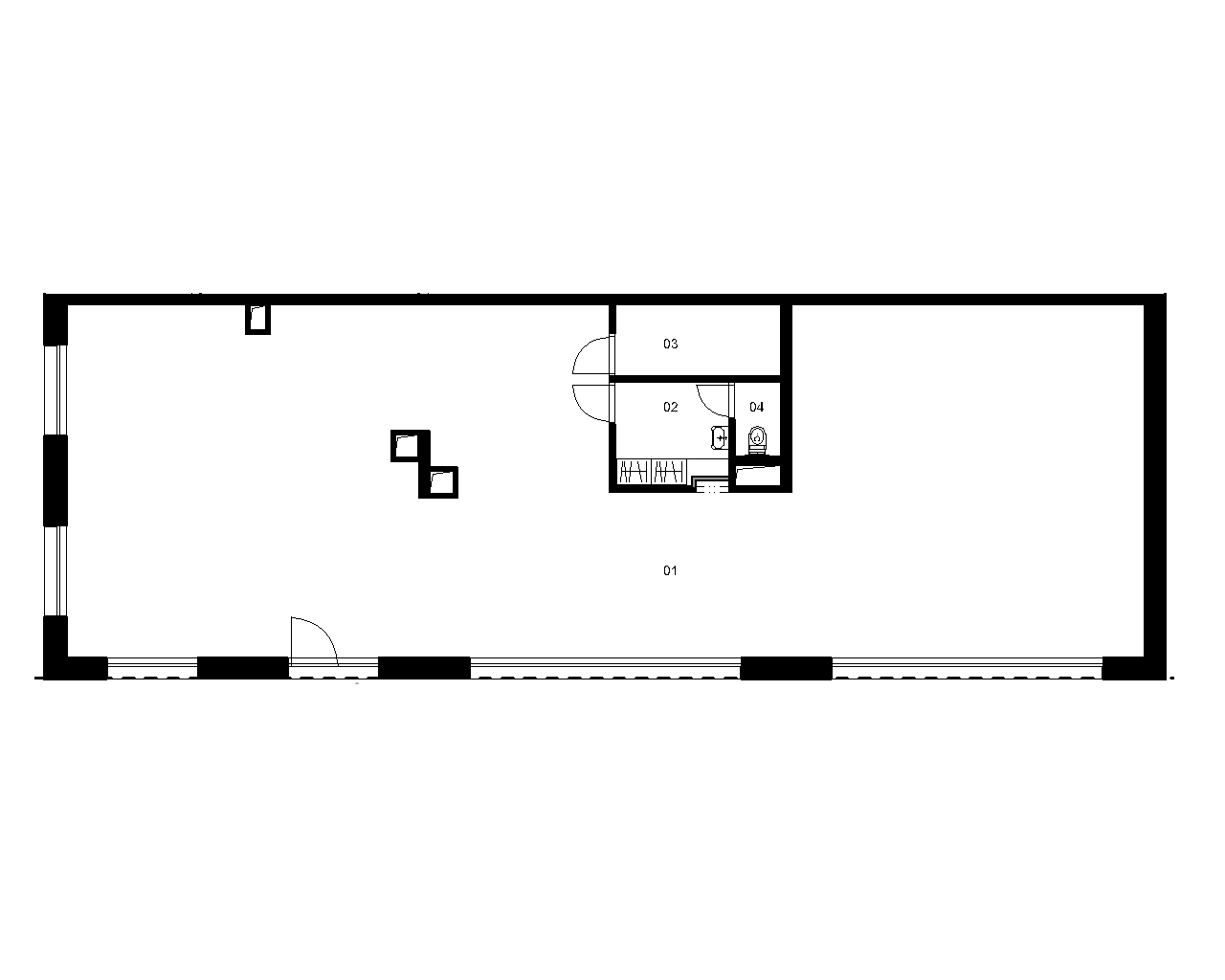 D1O - Obchodný priestor - Nové Mlynarce