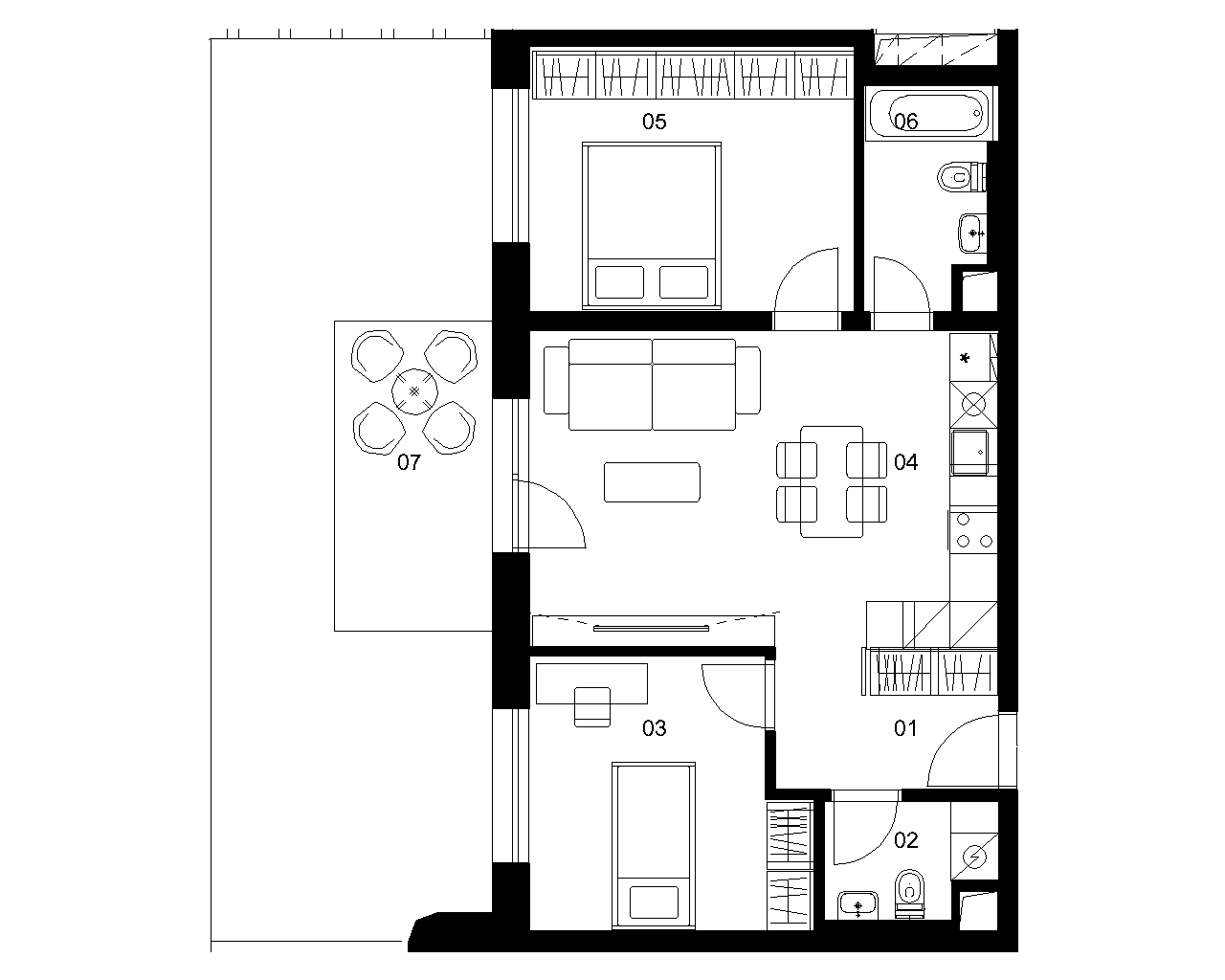 AE1G - 3 izbový byt - Nové Mlynarce