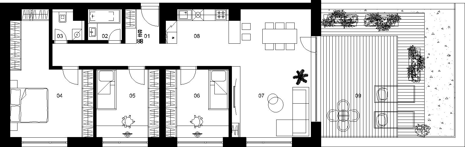4 izbový byt B-6.2.