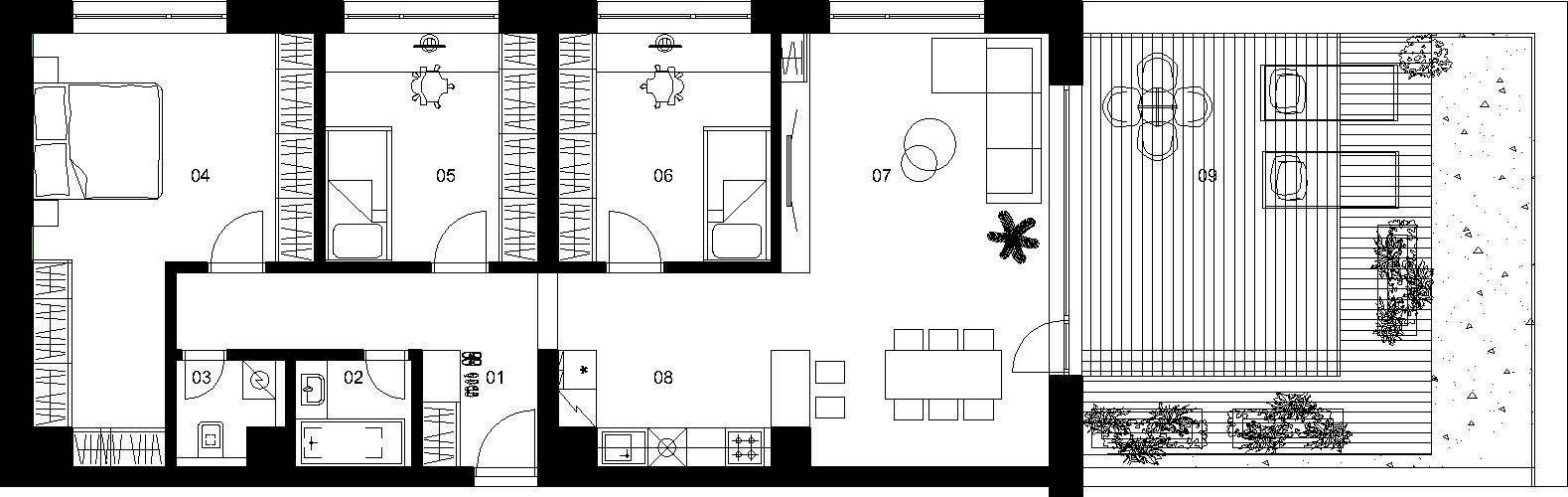 4 izbový byt C-6.2.