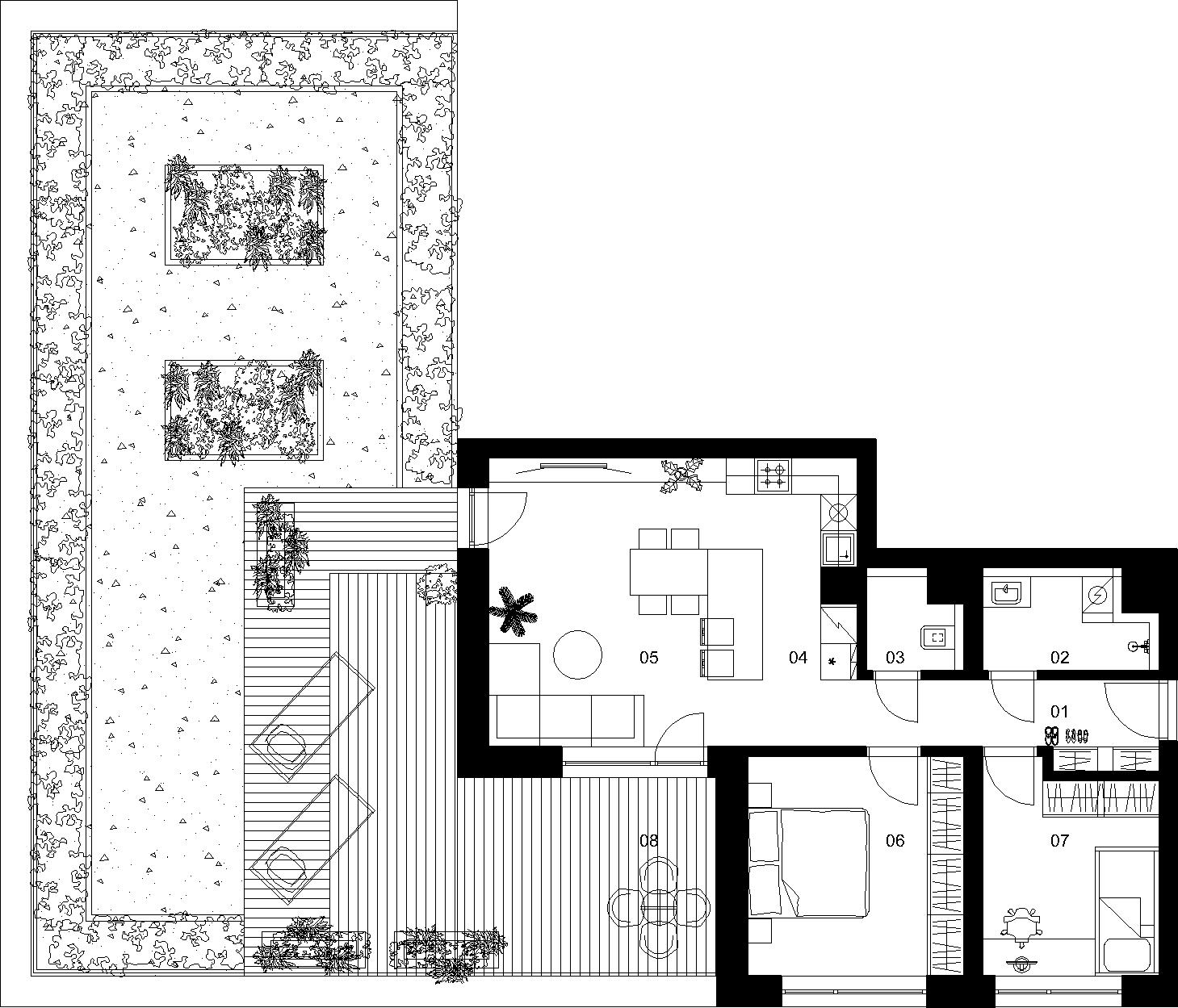 3 izbový byt C-6.1.