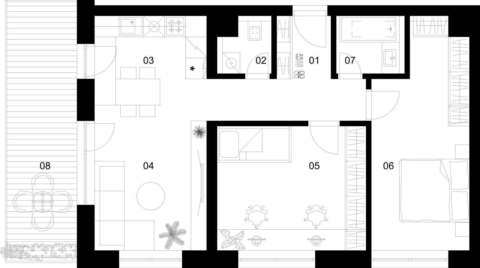 3 izbový byt C-3.2.