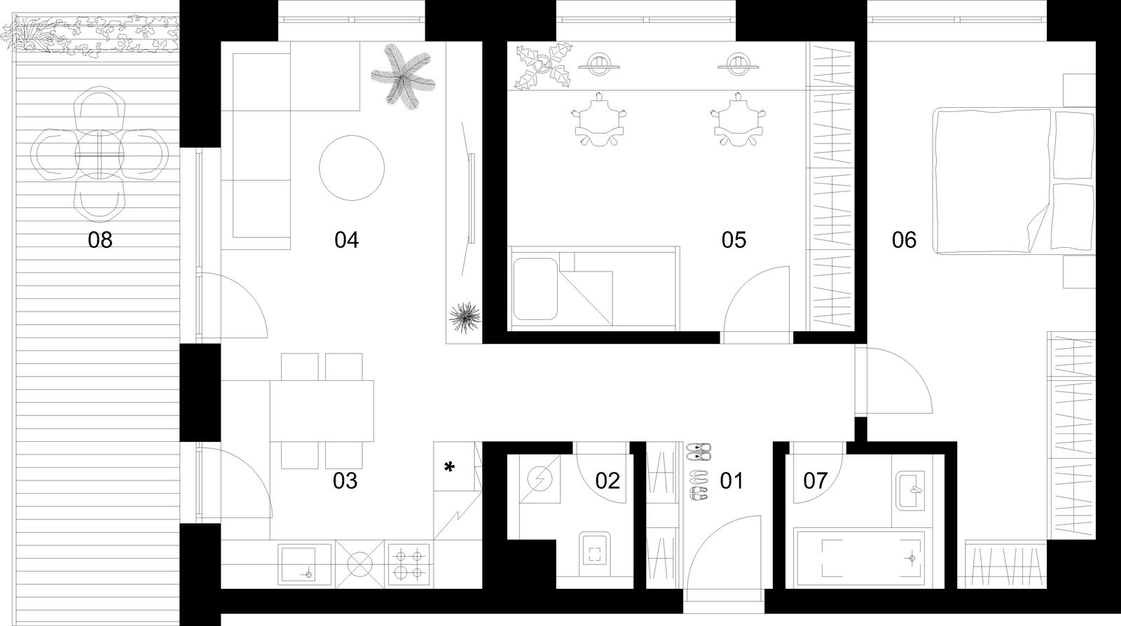 3 izbový byt C-2.3.