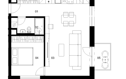 A4D - 2 izbový byt - Nové Mlynarce
