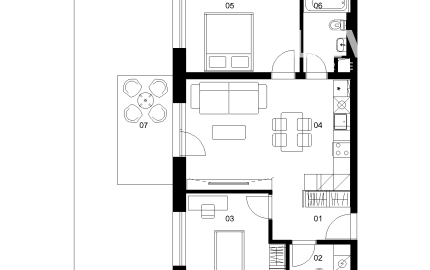 AE1G - 3 izbový byt - Nové Mlynarce