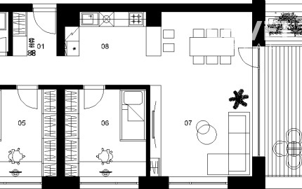 4 izbový byt B-6.2.