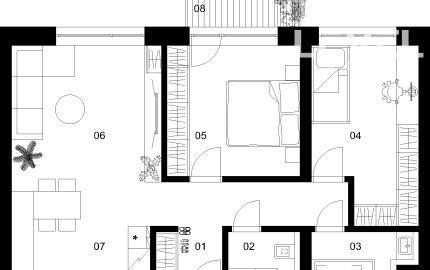 3 izbový byt B-4.1.