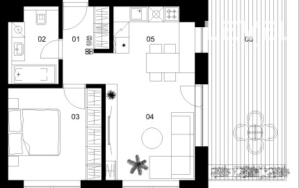 2 izbový byt C-5.7.