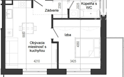 2 izbový byt B14 - 7E