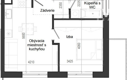 2 izbový byt B14 - 6E