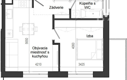 2 izbový byt B14 - 5F