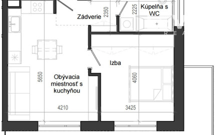 2 izbový byt B14 - 4G