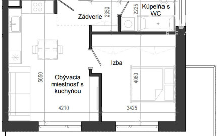 2 izbový byt B14 - 3G