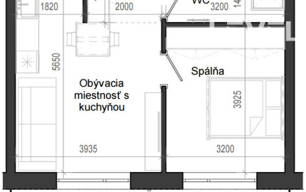 2 izbový byt B14 - 2H