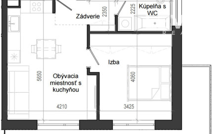 2 izbový byt B14 - 2G