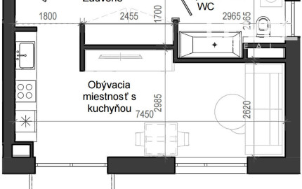 1 izbový byt B13 - 8G