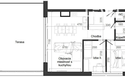3 izbový byt B12 - 5A