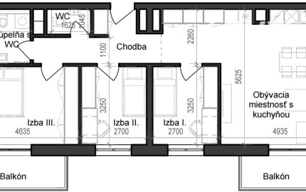 4 izbový byt B11 - 7A