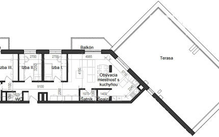 4 izbový byt B11 - 6C