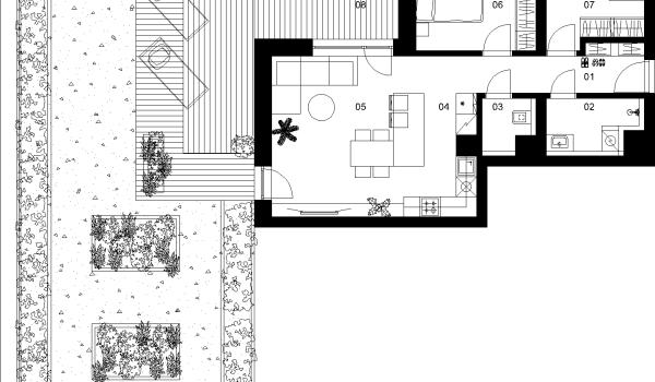 3 izbový byt B-6.1.