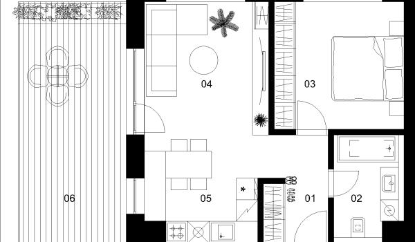 2 izbový byt B-5.2.