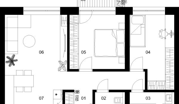 3 izbový byt B-4.1.