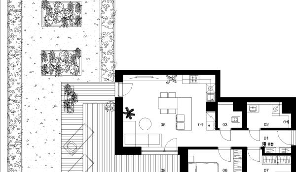 3 izbový byt C-6.1.