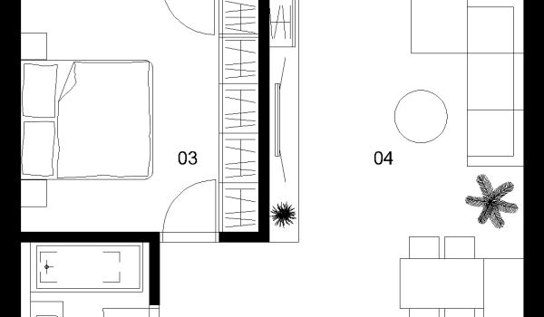 2 izbový byt C-4.5.