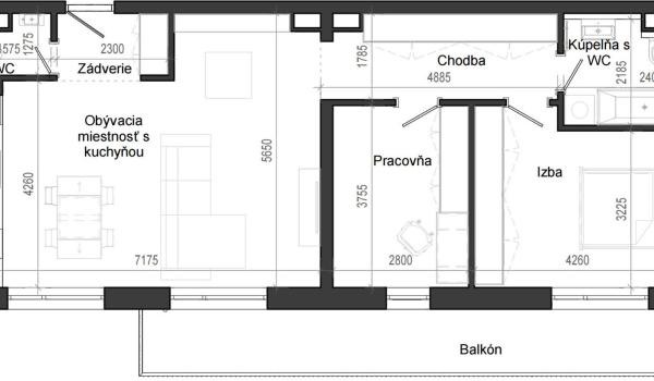 3 izbový byt B14 - 5G