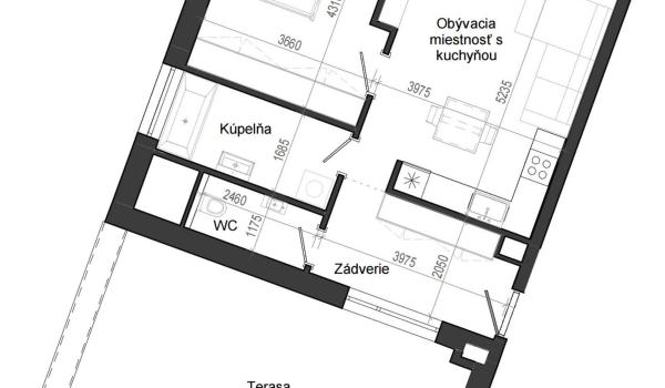 2 izbový byt B14 - 5A