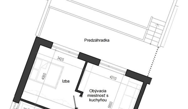 0 izbový byt B14 - 1B-OP