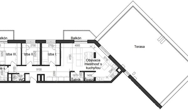 4 izbový byt B11 - 6C