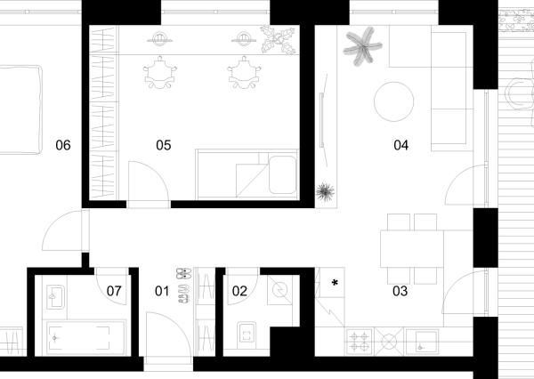 3 izbový byt B-3.7.