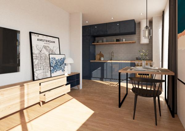 1 izbový byt B14 - 3C