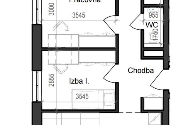 4 izbový byt B11 - 1C